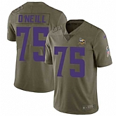 Nike Vikings 75 Brian O'Neill Olive Salute To Service Limited Jersey Dzhi,baseball caps,new era cap wholesale,wholesale hats